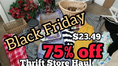 black friday thrift store sales